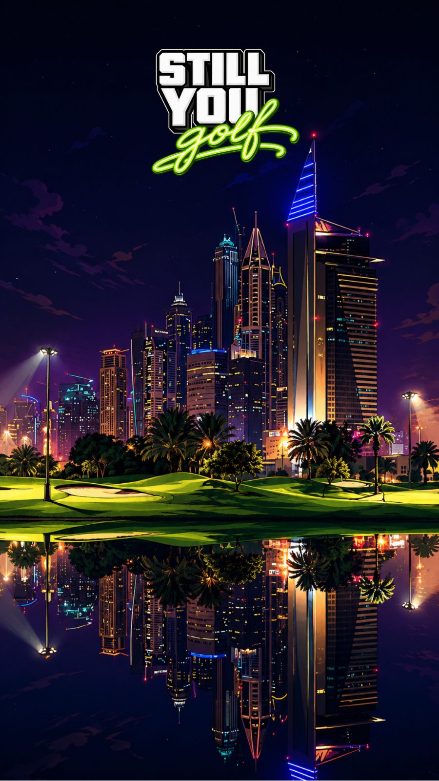 Emirates Golf Club Faldo course, Dubai