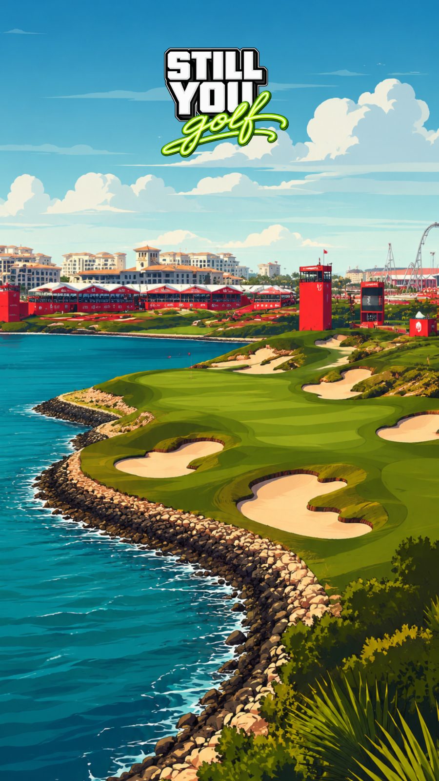 Yas Links Championship course, Abu Dhabi
